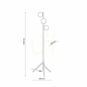 Estera Wood Orzech Bursztyn Lampa Podłogowa 3 Xg9 small 10