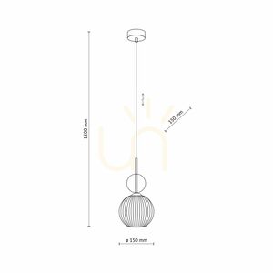 Sophia Cognac Lampa Wiszaca 1 Xe14 small 9