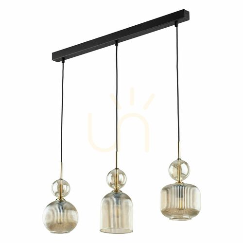 Sprawdź Sophia Cognac Lampa Wisząca 3 Xe14
