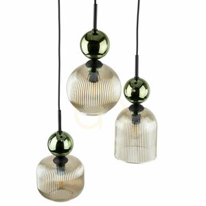 Sophia Green Cognac Lampa Wisząca 3 Xe14 small 4