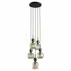 Sophia Green Cognac Lampa Wisząca 5 Xe14 small 0