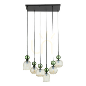 Sophia Green Cognac Lampa Wisząca 6 Xe14 small 11