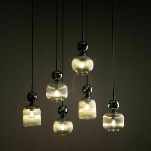 Sophia Green Cognac Lampa Wisząca 6 Xe14 small 2