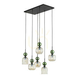 Sophia Green Cognac Lampa Wisząca 6 Xe14 small 0
