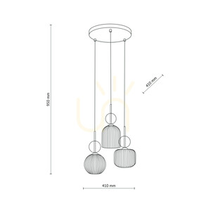 Sophia Cognacwhite Lampa Wiszaca 3 Xe14 small 10