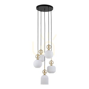 Sophia Cognac White Lampa Wiszaca 5 Xe14 small 0