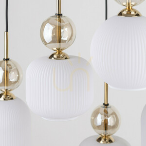 Sophia Cognac White Lampa Wisząca 6 Xe14 small 5
