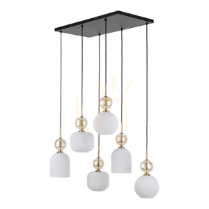 Sophia Cognac White Lampa Wisząca 6 Xe14 small 8