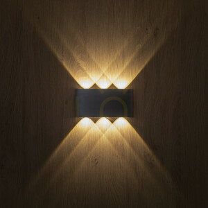 Arrow Gray Kinkiet Led Ip 54 small 1