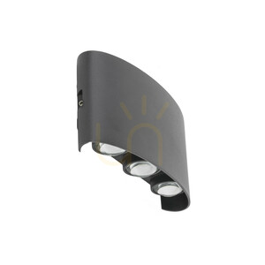 Arrow Gray Kinkiet Led Ip 54 small 2
