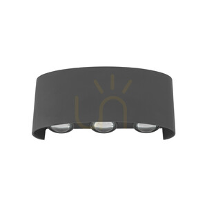 Arrow Gray Kinkiet Led Ip 54 small 6