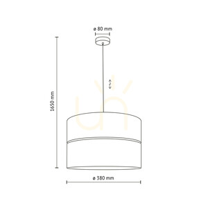 Calma Lampa Wiszaca 1 Xe27  380 small 6