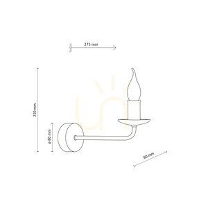 Limal Sabia Kinkiet 1 Xe14 small 5