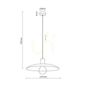 Astra New Brown Lampa Wisząca 1 Xe27 small 6
