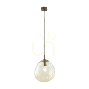 Lava M Brown Lampa Wisząca 1 Xe27 small 7