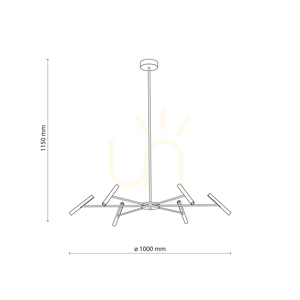 Niva Black Lampa Wisząca Led 30 W small 12