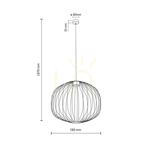 Sphera M Brick Lampa Wisząca 1 Xgx53 small 7