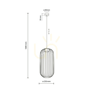 Sphera S Brick Lampa Wisząca 1 Xgx53 small 9