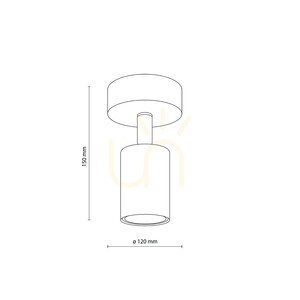 Nex Sabia Lampa Sufitowa 1 Xgu10 small 5