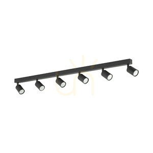 Nex Black Lampa Sufitowa 6 Xgu10 small 0