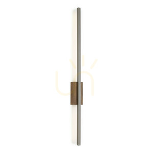Flash New Brown Wood Kinkiet M 1 Led small 5