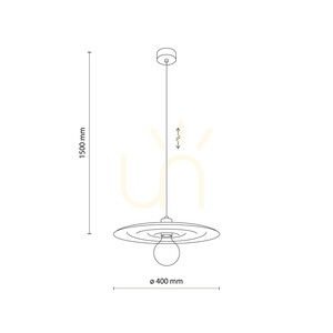 Onda Kaszmir Lampa Wisząca 1 Xe27 small 9