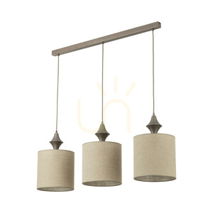 Amura New Brown Lampa Wisząca 3 Xe27 small 0
