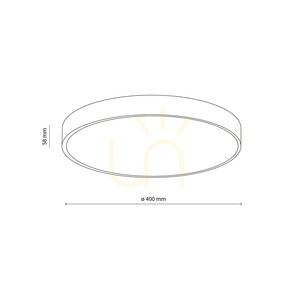Velis Brown Plafon Led 30 W Ip54 small 9