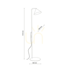 Cono Sabia Lampa Podłogowa 1 Xe14 small 8