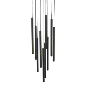 Ferro Black Lampa Wisząca 10 Xg9 Koło small 5