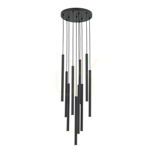 Ferro Black Lampa Wisząca 10 Xg9 Koło small 6