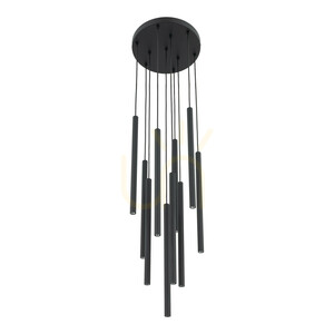 Ferro Black Lampa Wisząca 10 Xg9 Koło small 7
