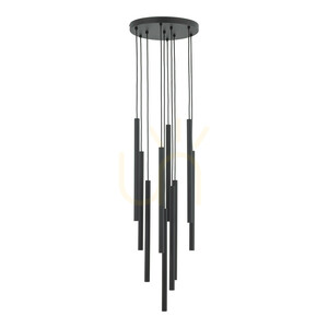 Ferro Black Lampa Wisząca 10 Xg9 Koło small 9