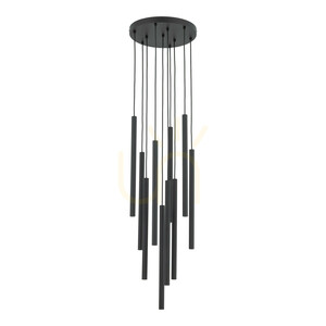 Ferro Black Lampa Wisząca 10 Xg9 Koło small 0