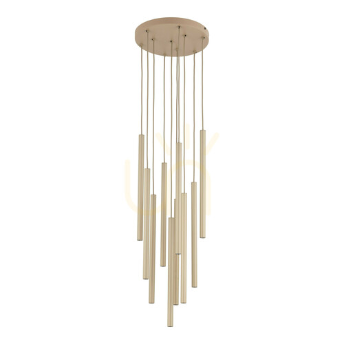 Sprawdź Ferro Sabia Champagne Lampa Wisząca 10 Xg9 Koło