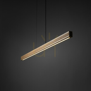 Viga Wood Led Sosna Szczotkowana Postarzana Lampa Wisząca small 2