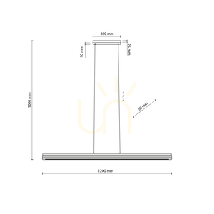 Viga Wood Led Sosna Szczotkowana Postarzana Lampa Wisząca small 9