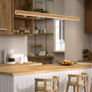 Viga Wood Led Sosna Szczotkowana Postarzana Lampa Wisząca small 3