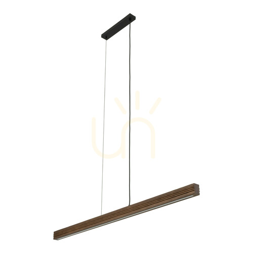 Sprawdź Viga Wood Led Sosna Szczotkowana Orzech Lampa Wisząca