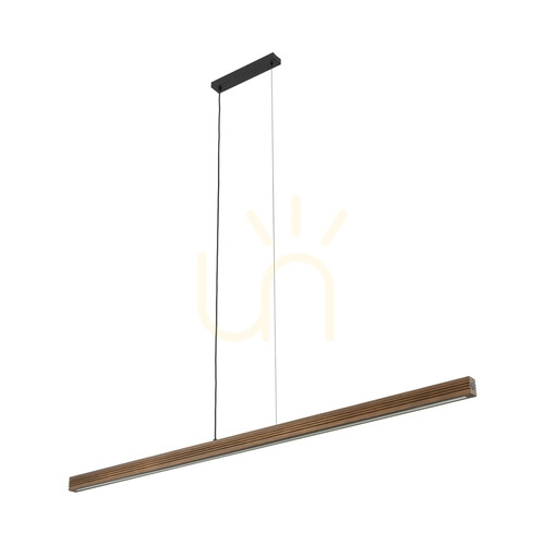 Sprawdź Viga Wood Led Sosna Szczotkowana Orzech Lampa Wisząca