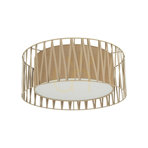 Sprawdź Harmony Sabia Juta Lampa Sufitowa 4 Xe27