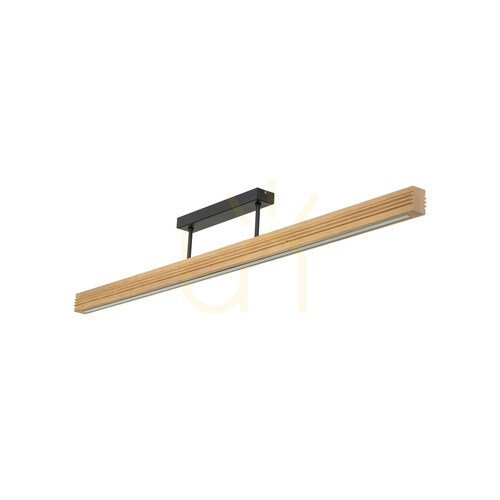 Sprawdź Viga Wood Led Sosna Szczotkowana Postarzana Lampa Suftowa