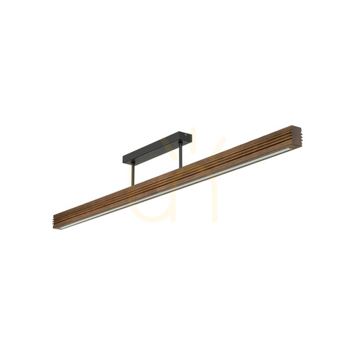 Sprawdź Viga Wood Led Sosna Szczotkowana Orzech Lampa Sufitowa