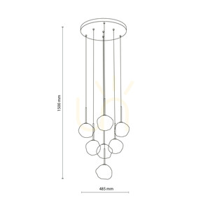 Lava Brown Lampa Wisząca 7 Xg9 small 10