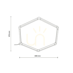 Panel Led Honey Comb 42 W small 14