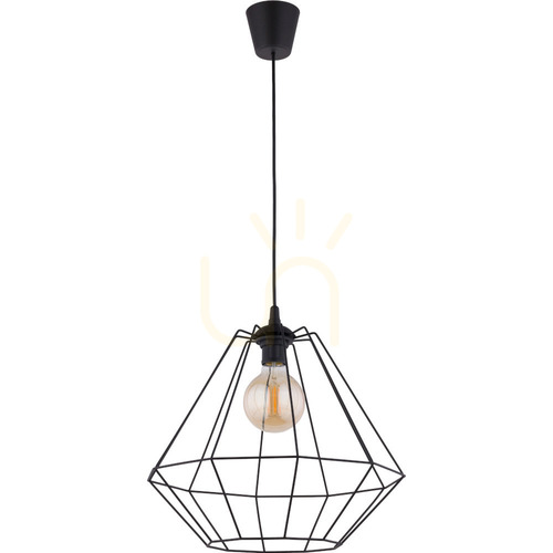 Sprawdź Diamond Mm Lampa Wisząca 1 Pł Czarna Duża