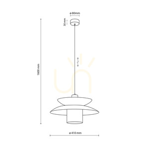 Verado White 1 Lampa Wisząca small 7