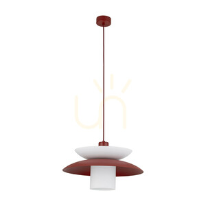Verado Burgund 1 Lampa Wisząca small 0