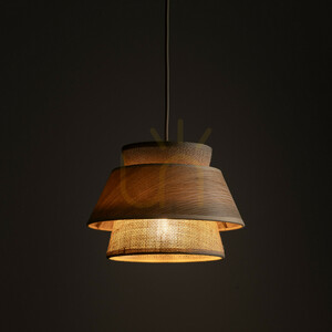 Kalum Wood Lampa Wisząca 1 Xe27 small 1