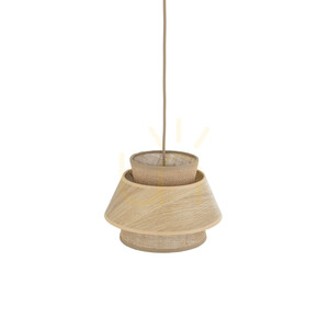 Kalum Wood Lampa Wisząca 1 Xe27 small 3